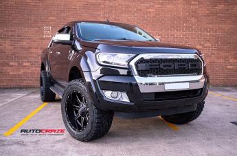 FORD RANGER MAVERICK GLOSS BLACK MILLED ACCENTS